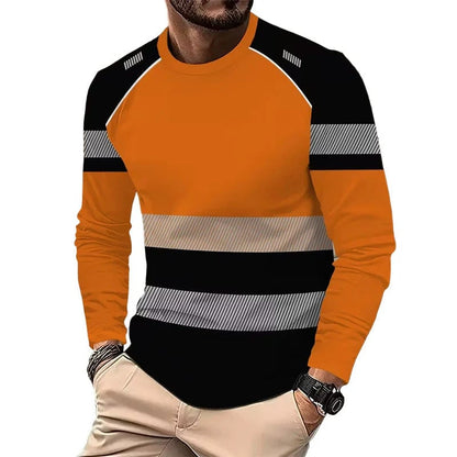 👕 ✨ Men’s 3D Printed Active Shirt – High-Visibility, Breathable, Athletic Fit 🌿