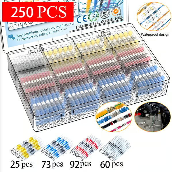 ⏰49% OFF -🔧💧Waterproof Solder Seal Wire Connectors
