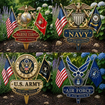 🏆Last Day Promo: 49% OFF 🎖️-US Marine Corps Semper Fidelis Tribute Garden Stake - ✈️Buy 3 Free Shipping Today!