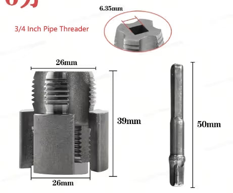 🔥Pipe Tapping and Threading Tool | Dual-Specification Compatible