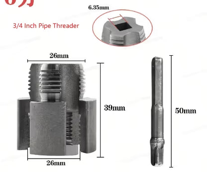 🔥Pipe Tapping and Threading Tool | Dual-Specification Compatible