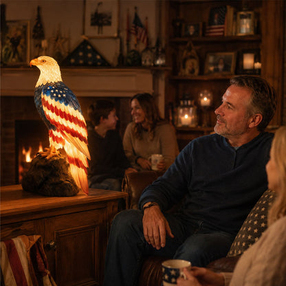 🦅🇺🇸 250th Anniversary Patriotic Bald Eagle Lamp
