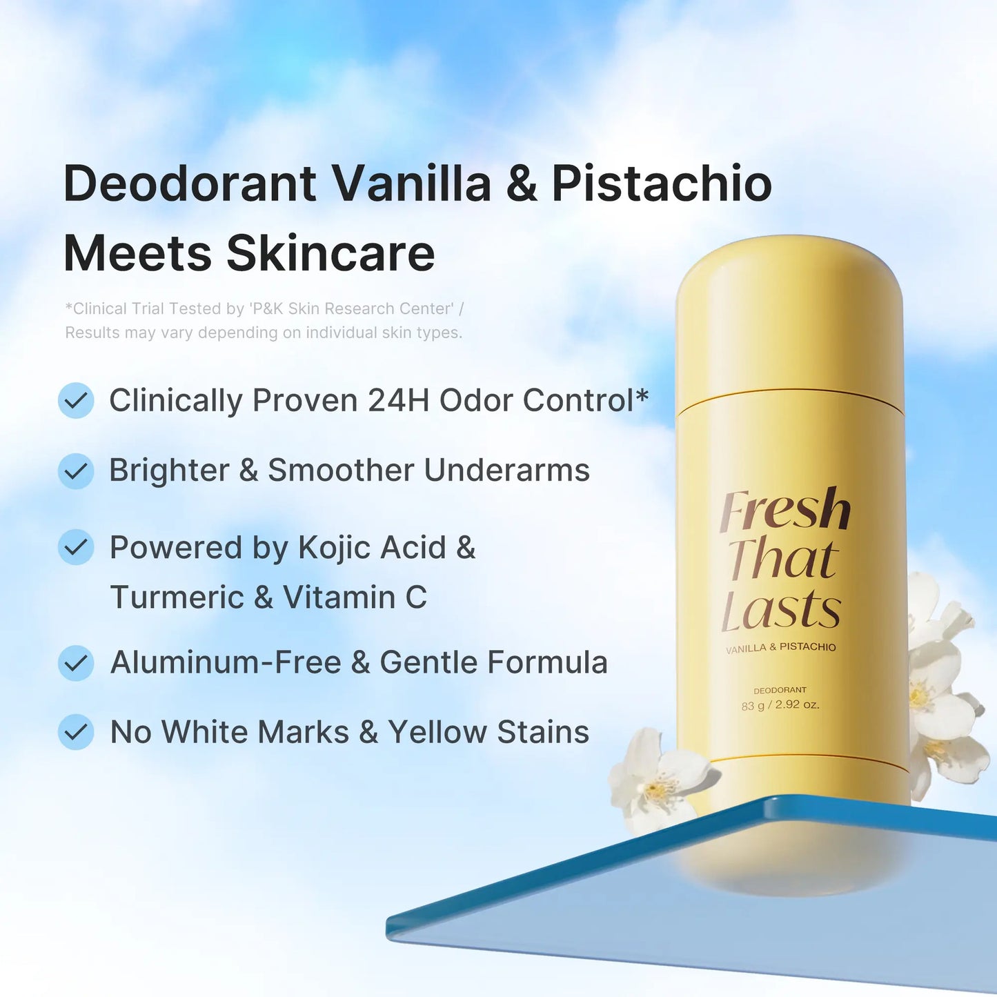 Deodorant & Antiperspirant Balm – Vanilla & Pistachio