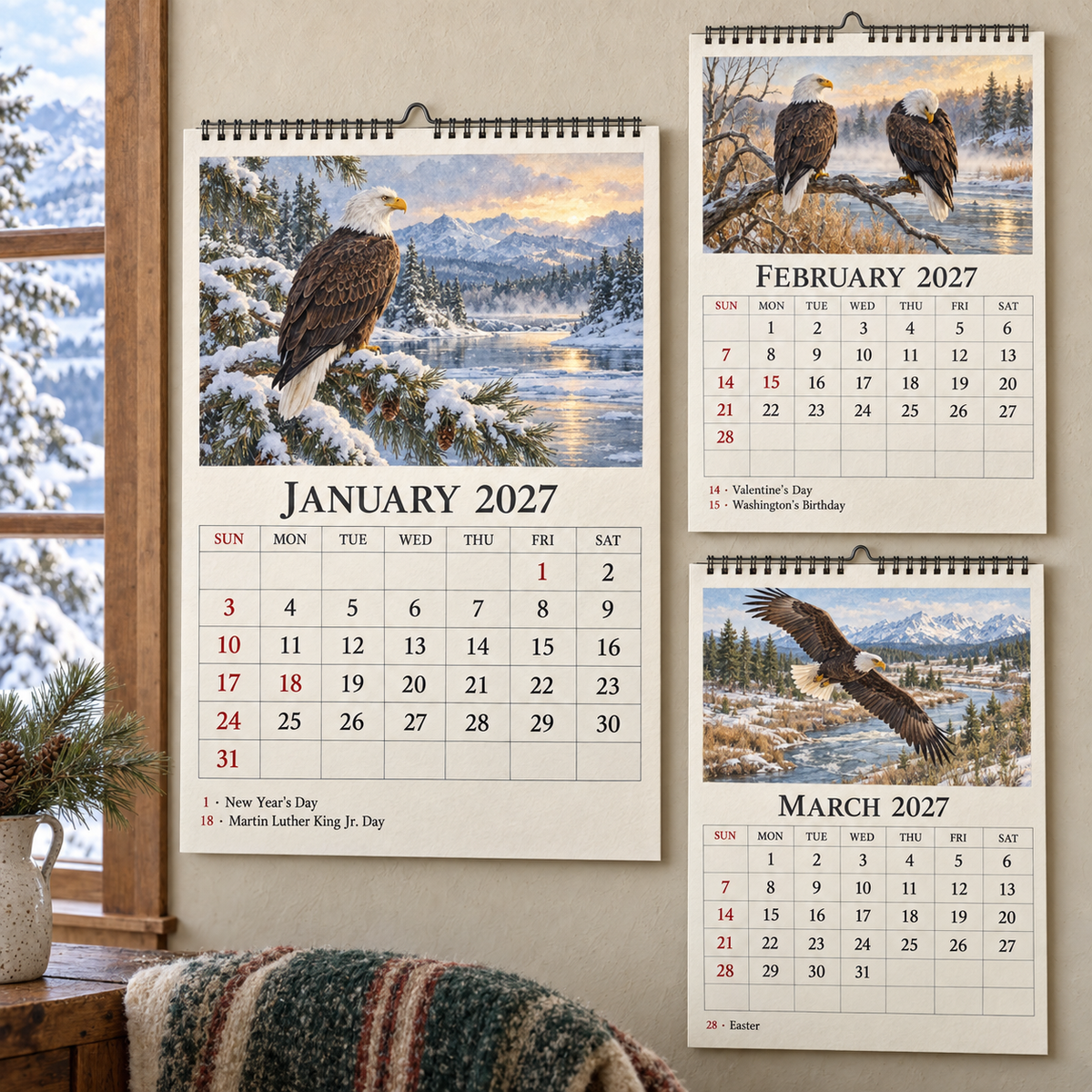 2027 • IN THE WILD • BALD EAGLES