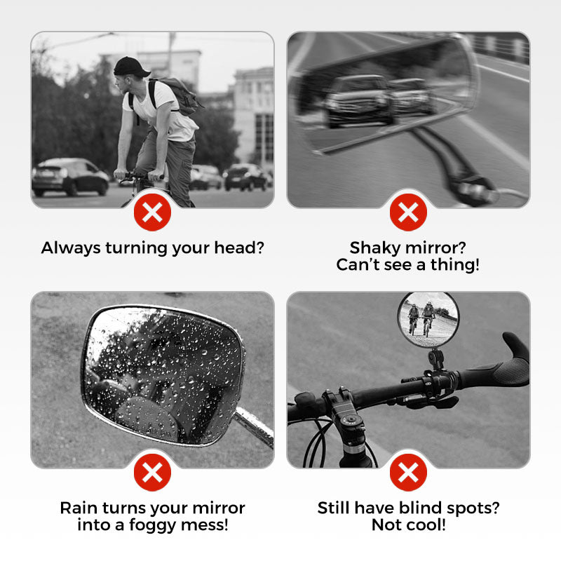 360° Rotatable Adjustable Bicycle Rearview Mirror🚴🪞