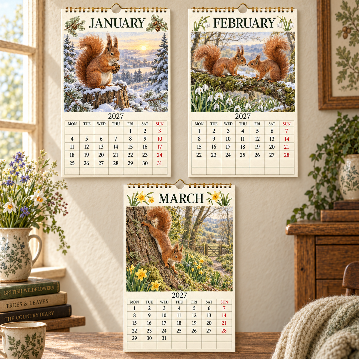 2027 • WOODLAND LIVING • RED SQUIRREL