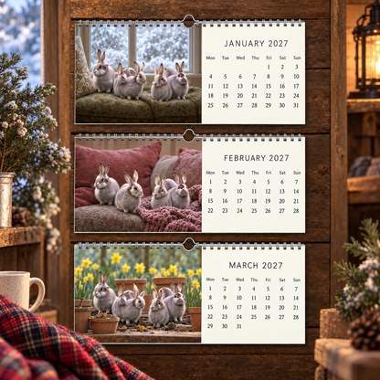 ✨🌿2027 A Special Rabbit Calendar🐰