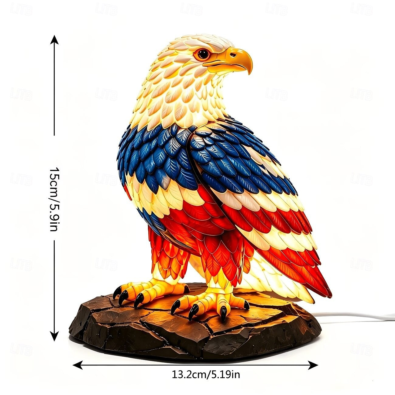 Eagle of Freedom Lamp - Celebrate America's 250th Anniversary With Strength, Freedom & Pride