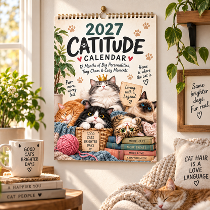 ✨🐾2027 Catitude Calendar🐱