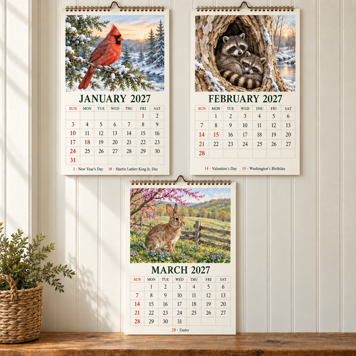 2027 • IN THE WILD • AMERICAN WILDLIFE