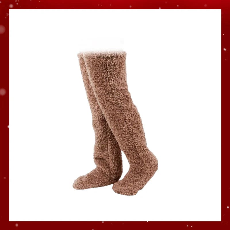 💕Velvety Fleece Knee Socks For Christmas❄️