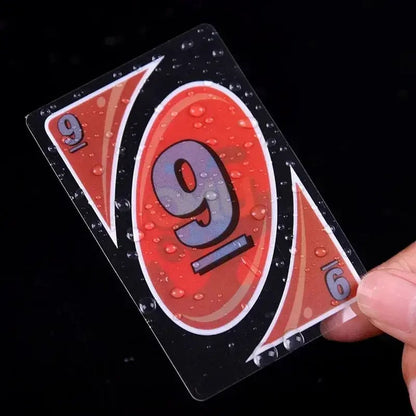 💦Waterproof Clear UNO Plastic Playing Cards - 🔄for Swimming Pool, Beach Party