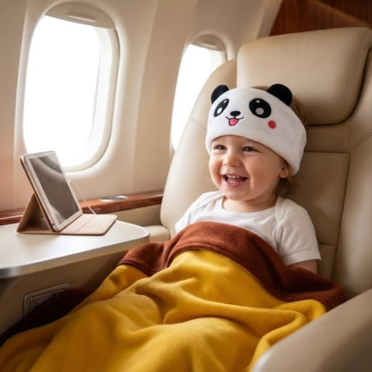 Kids & Adult Sleep Headband | Ultra Soft Bluetooth Animal Music Headphones