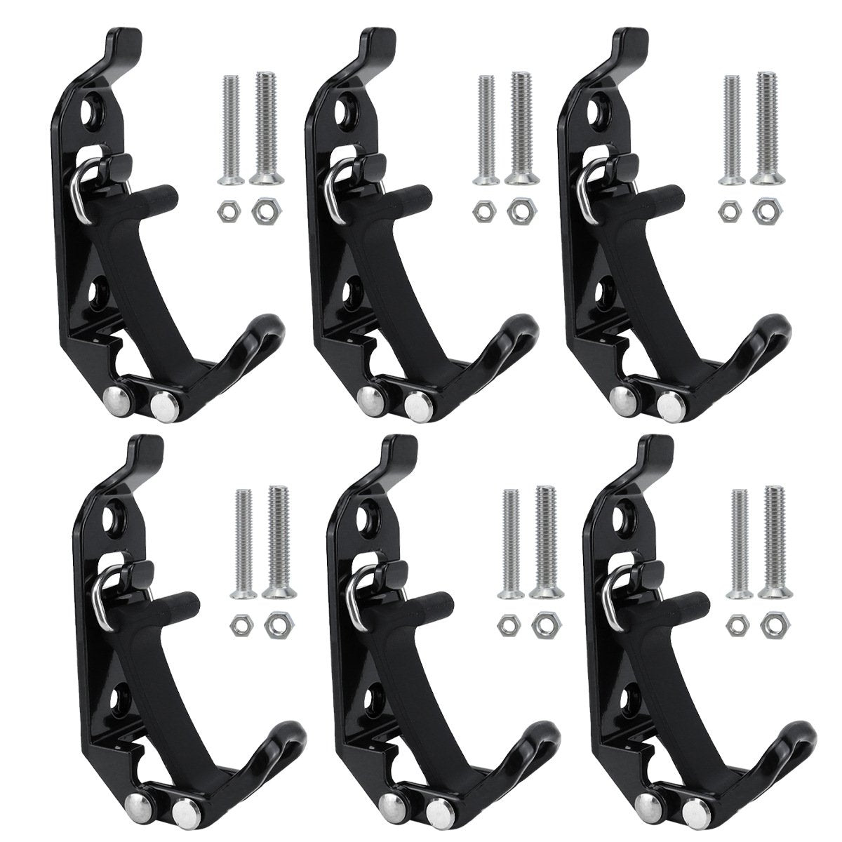 Heavy-Duty Rubber Tool Mount Clamps for Trucks & Garages