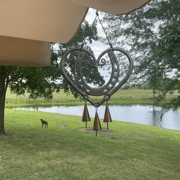 100% Handmade | The Horseshoe Heart Wind Chime ❤