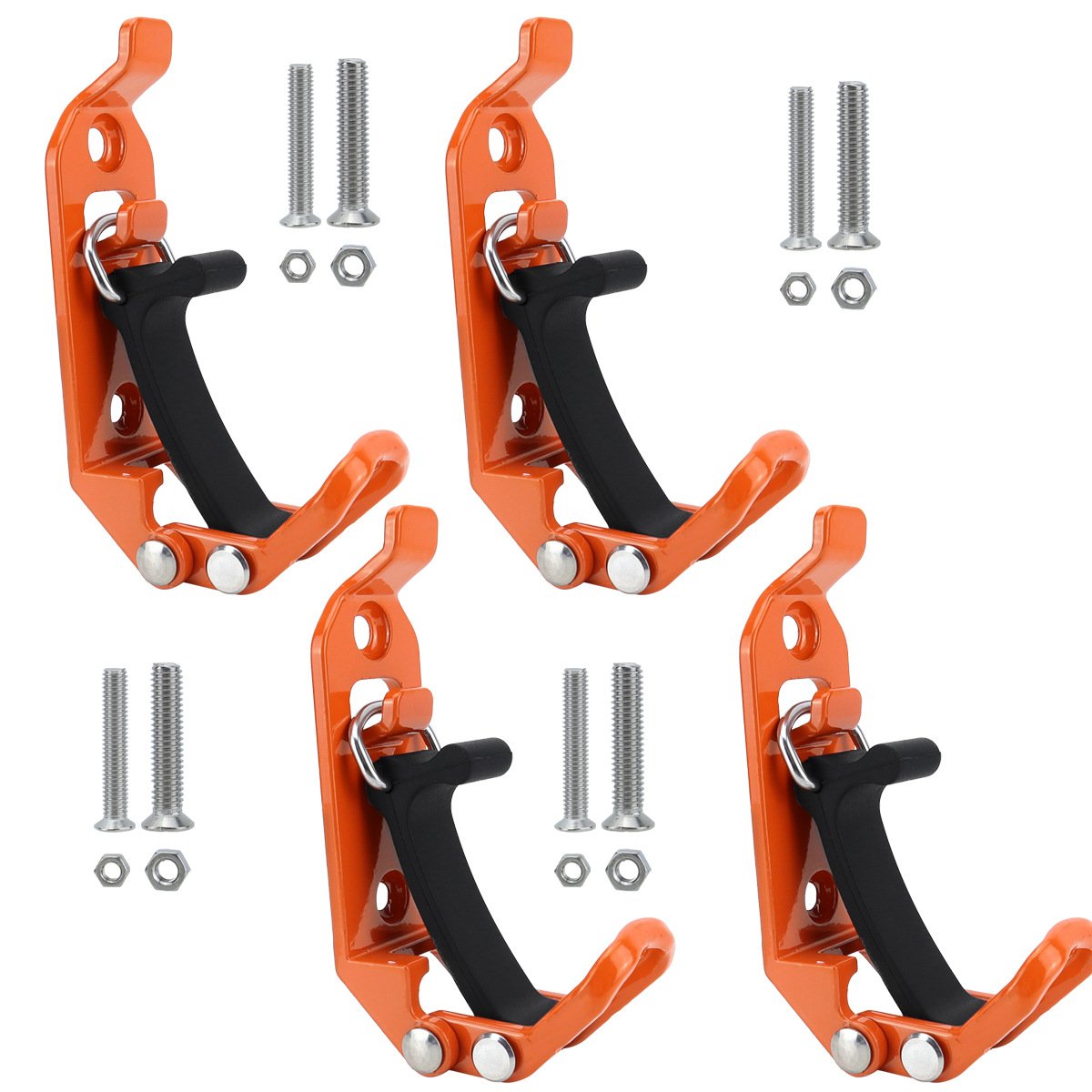 Heavy-Duty Rubber Tool Mount Clamps for Trucks & Garages