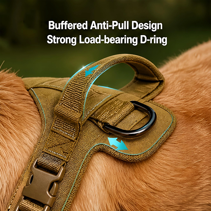 🏆LAST DAY SALE: ONLY ￡9.99!!🎁✨Heavy-Duty Tactical Dog Harness with Handle🐕