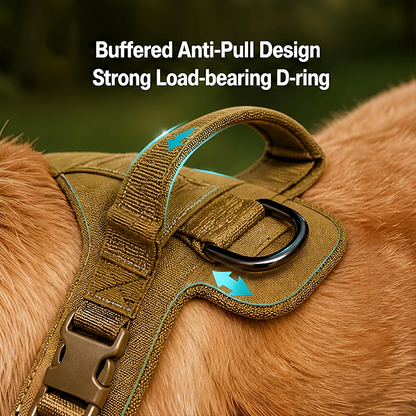 🏆LAST DAY SALE: ONLY ￡9.99!!🎁✨Heavy-Duty Tactical Dog Harness with Handle🐕