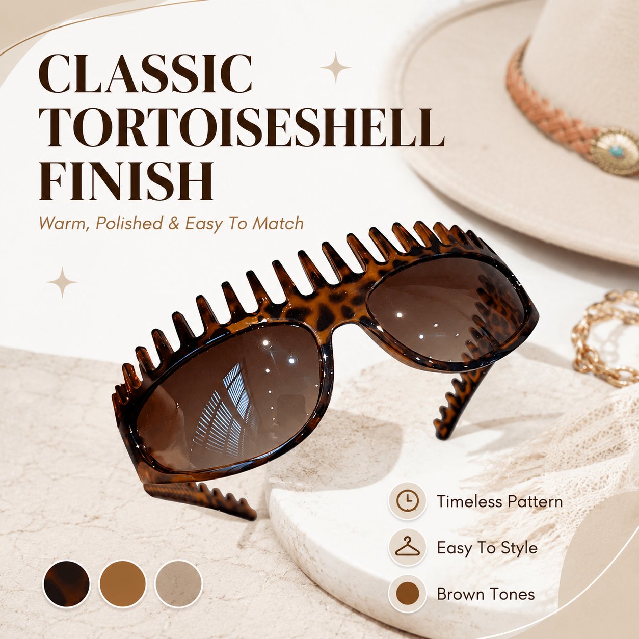 🔥50% OFF TODAY😎 2026 New Luxury High-Ceiling French Headband 2-in-1 Sunglasses