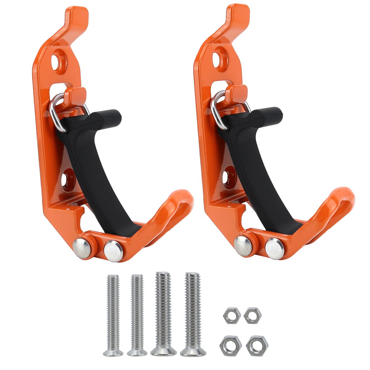 Heavy-Duty Rubber Tool Mount Clamps for Trucks & Garages