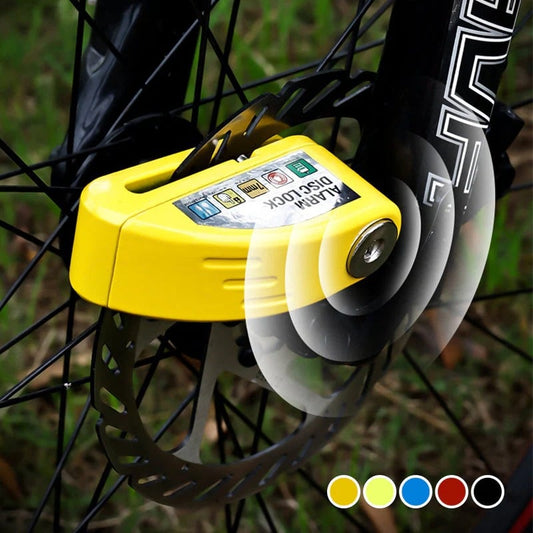🏍️🔒 Motorcycle/Bicycle Disc Brake Lock with Alarm | Instant Security, Effective Deterrent 🚨