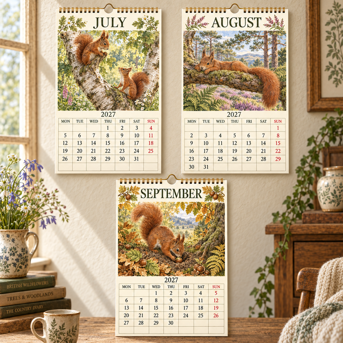 2027 • WOODLAND LIVING • RED SQUIRREL