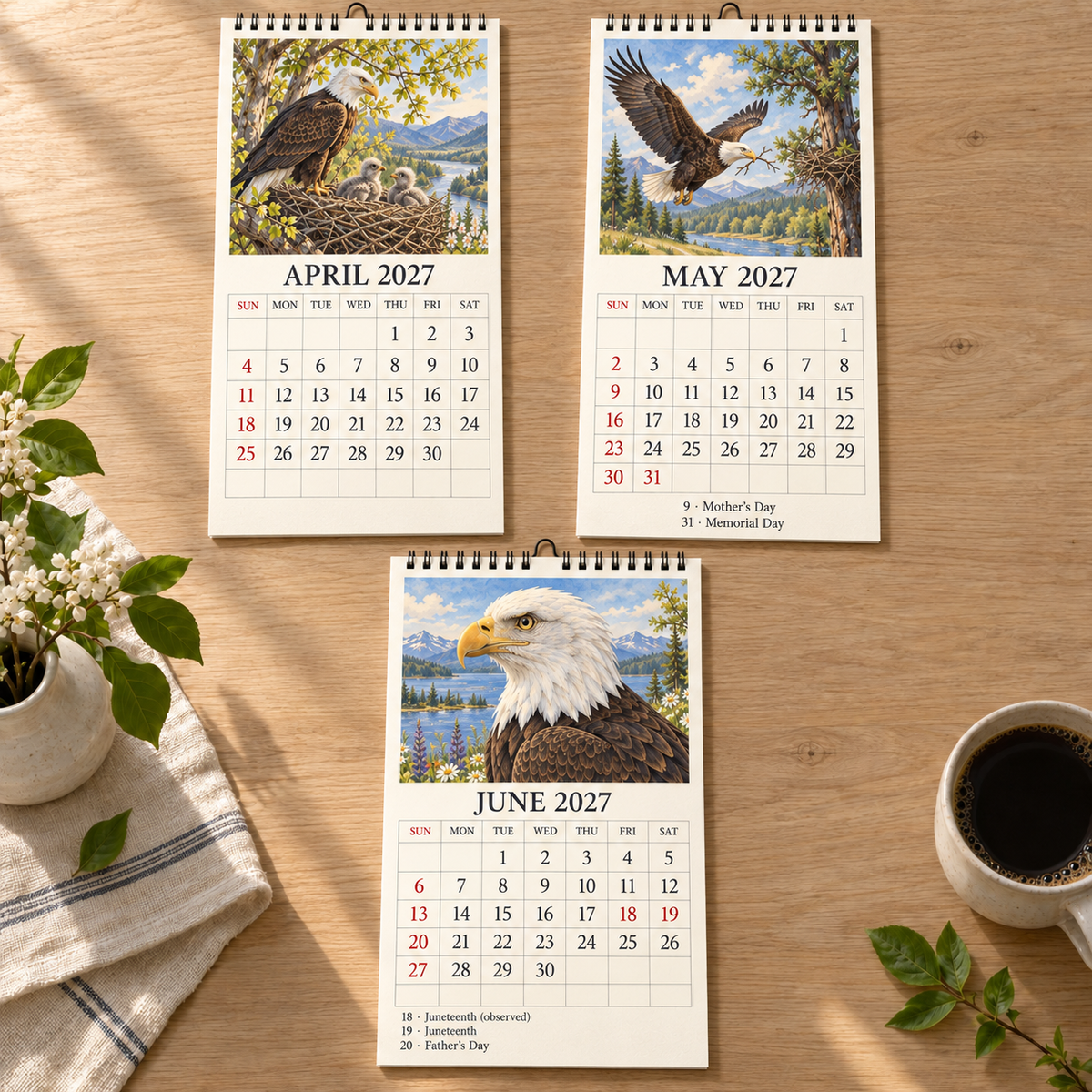 2027 • IN THE WILD • BALD EAGLES