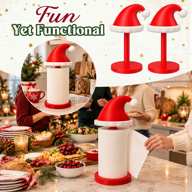 Santa Hat Kitchen Paper Towel Holder