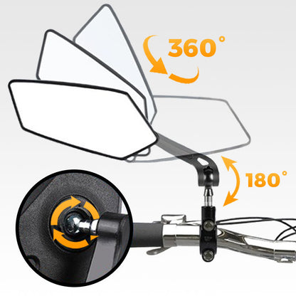 360° Rotatable Adjustable Bicycle Rearview Mirror🚴🪞