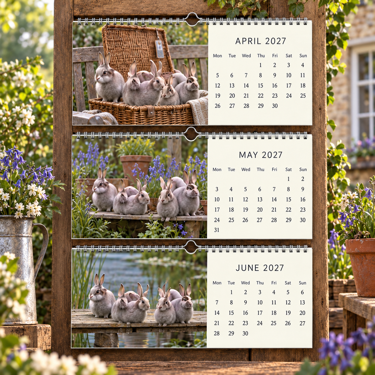 ✨🌿2027 A Special Rabbit Calendar🐰
