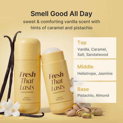 Deodorant & Antiperspirant Balm – Vanilla & Pistachio