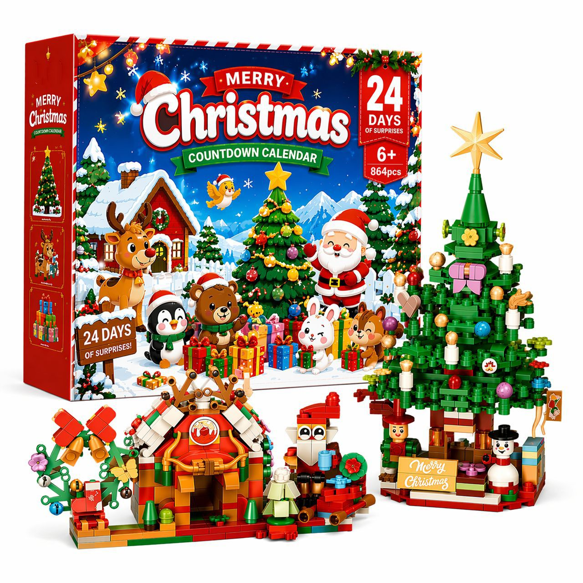 🎅 2026 Christmas Capsule Building Blocks, Surprise Mini Building Set