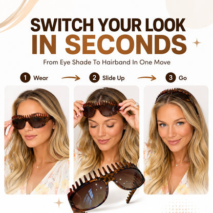 🔥50% OFF TODAY😎 2026 New Luxury High-Ceiling French Headband 2-in-1 Sunglasses