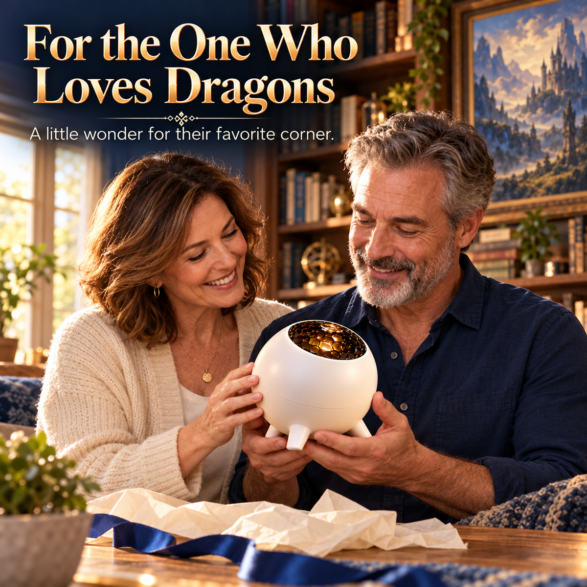 🐉 Dragon's Keep Fantasy Ceiling Projector | Magical Dragon & Castle Light