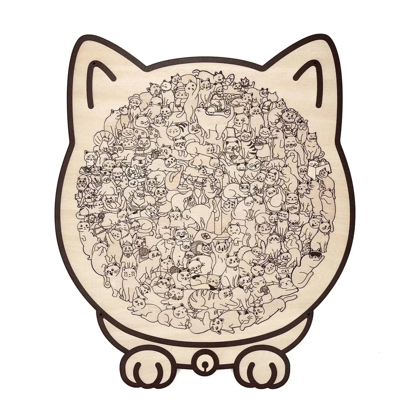 ⏳Limited-time 49% off⏰Multi Color Animal Shaped Wooden Jigsaw Puzzle🐾