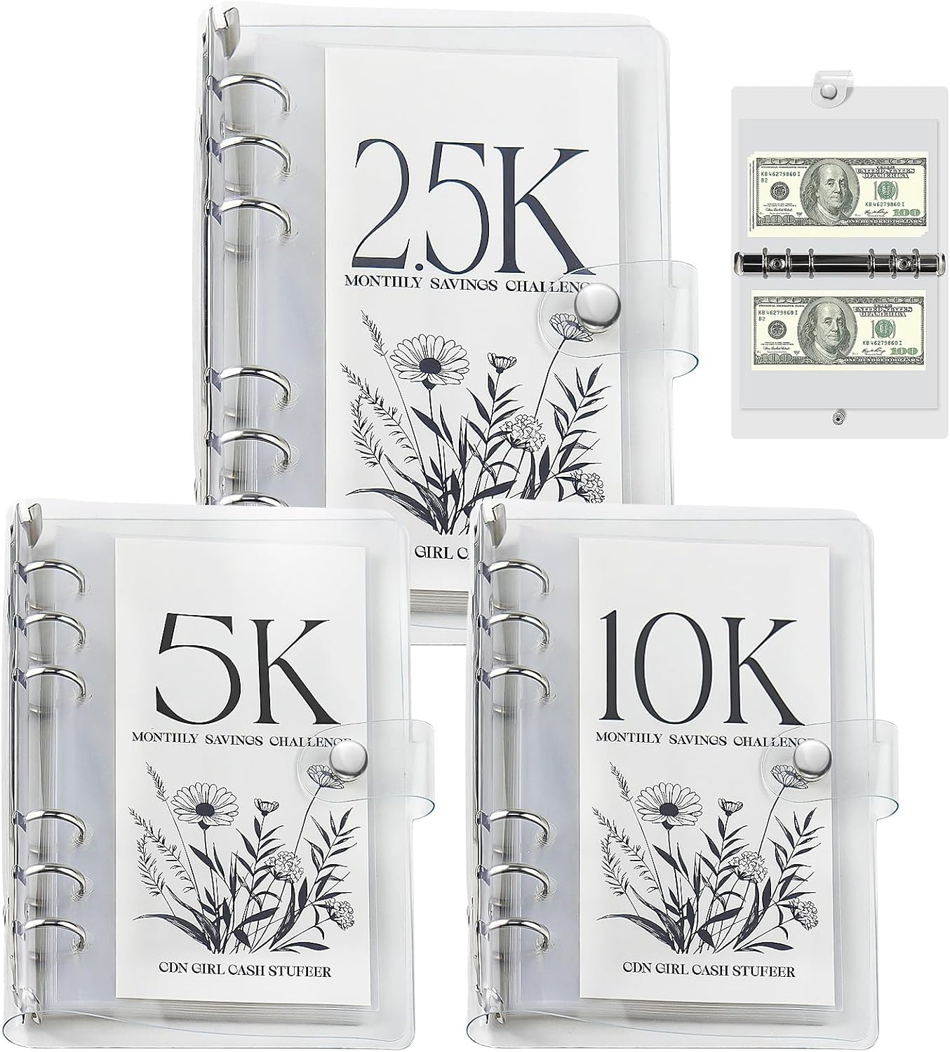 💰 12-Month Envelopes Money Saving Challenge Binder