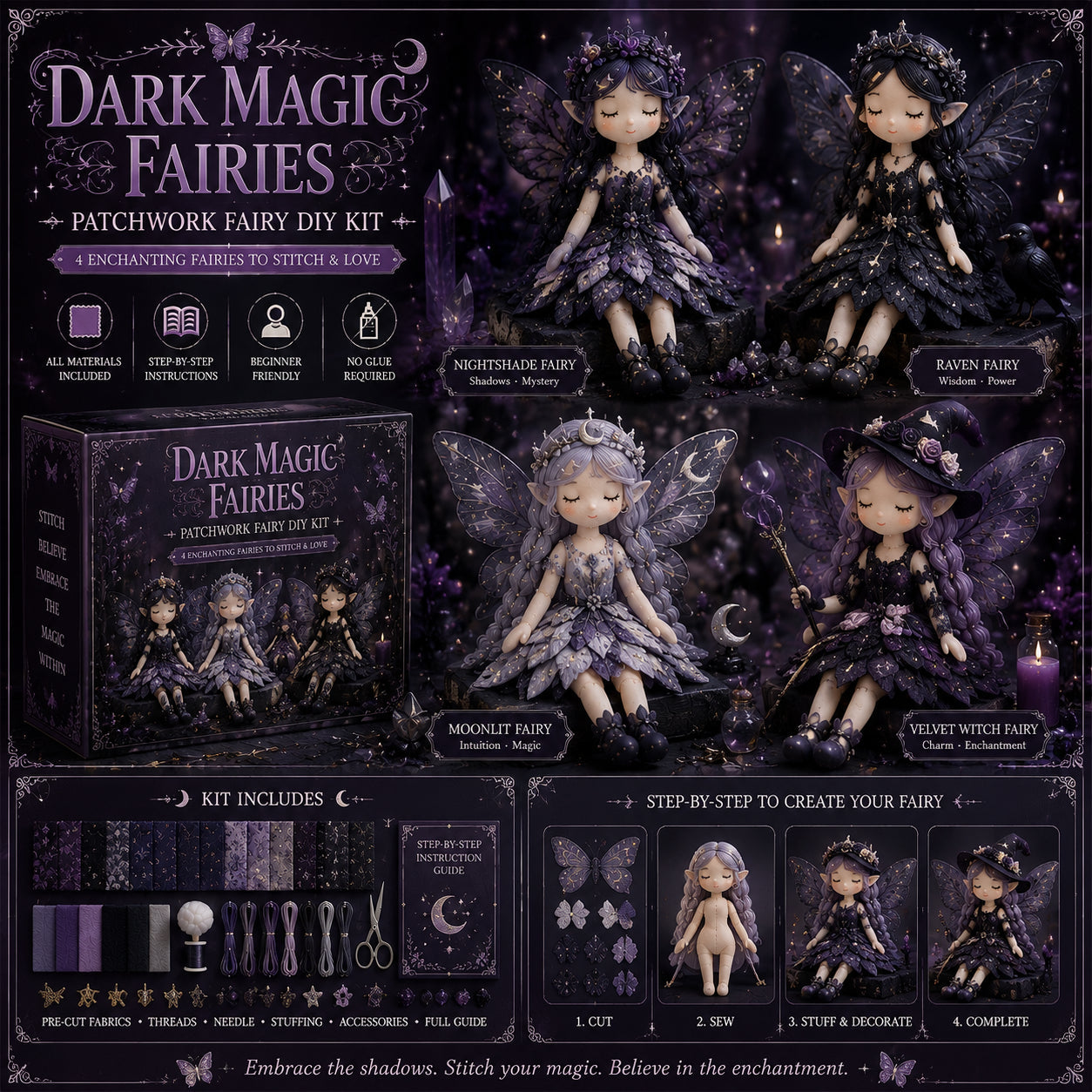 🔥LAST DAY 49% OFF - 🧵Fairy Patchwork DIY Collection