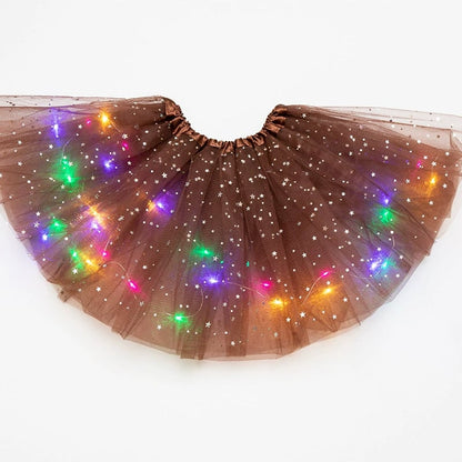 🌟 Final Clearance! Princess Glow LED Skirt – Soft Safe Stretchy