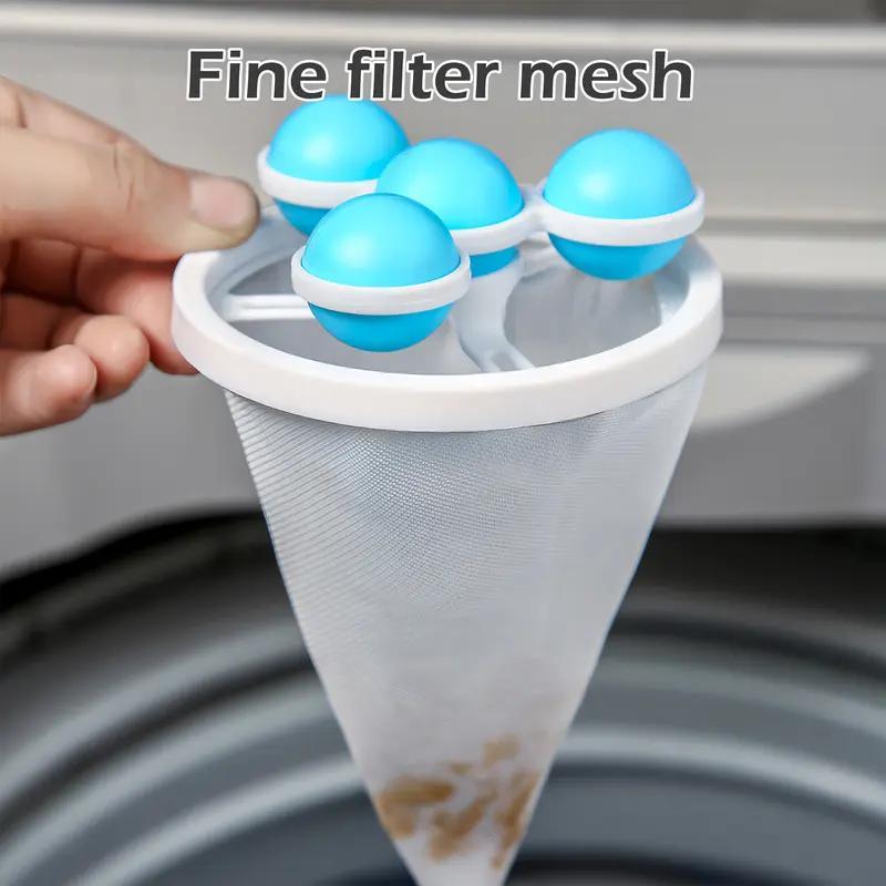 3pcs Reusable Washing Machine Hair Filter Bag