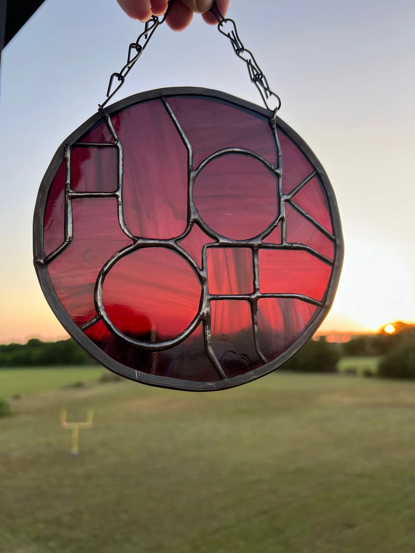 🤣F*CK OFF Stained Suncatcher – Bold, Bright & Unapologetically Funny