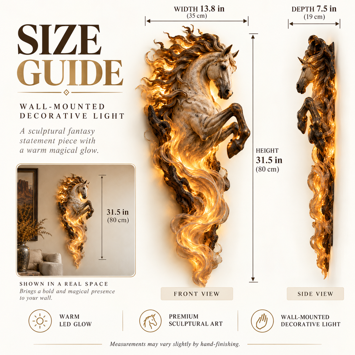 🦄 Celestial Flame Unicorn™ Wall Sconce – A Magical Guardian Awakens on Your Wall