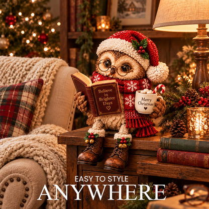 🦉Heartwarming Reading Owl Figurine✨