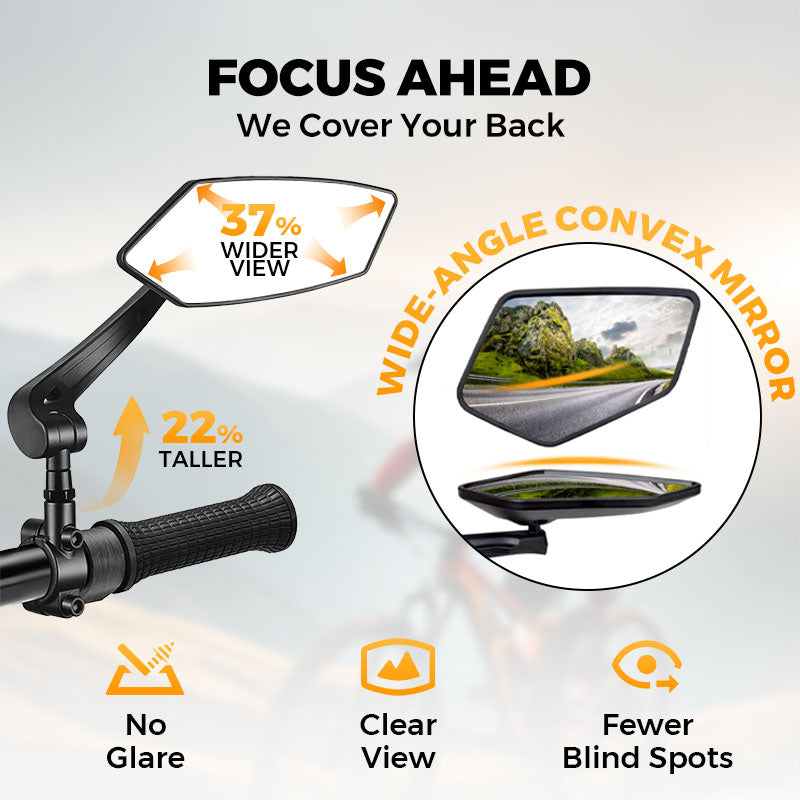 360° Rotatable Adjustable Bicycle Rearview Mirror🚴🪞