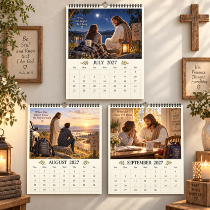 When Jesus Was There 2027 Wall Calendar‑ Moments You Survived by Grace, Christian Faith Inspirational Wall Calendar