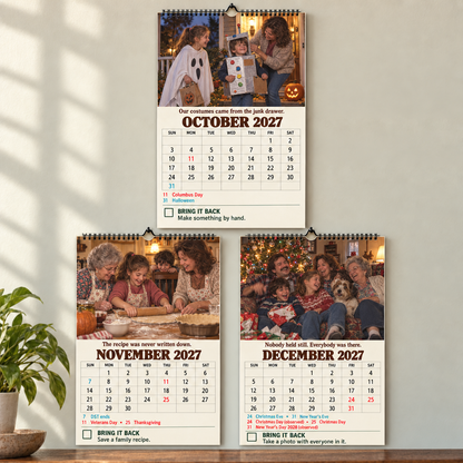 Be Home by Dark 2027 Wall Calendar – 16 Months of American Childhood Memories