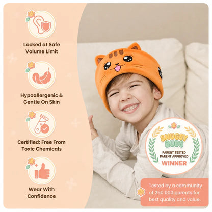 Kids & Adult Sleep Headband | Ultra Soft Bluetooth Animal Music Headphones