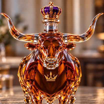 👑Western Bull Whiskey Bottle