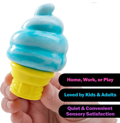 Ice Cream Squeeze Squishy, Ice Cream Squishy, Slow Rise Sensory Fidget Toy, Easter Basket Stuffers Party Favors🍦