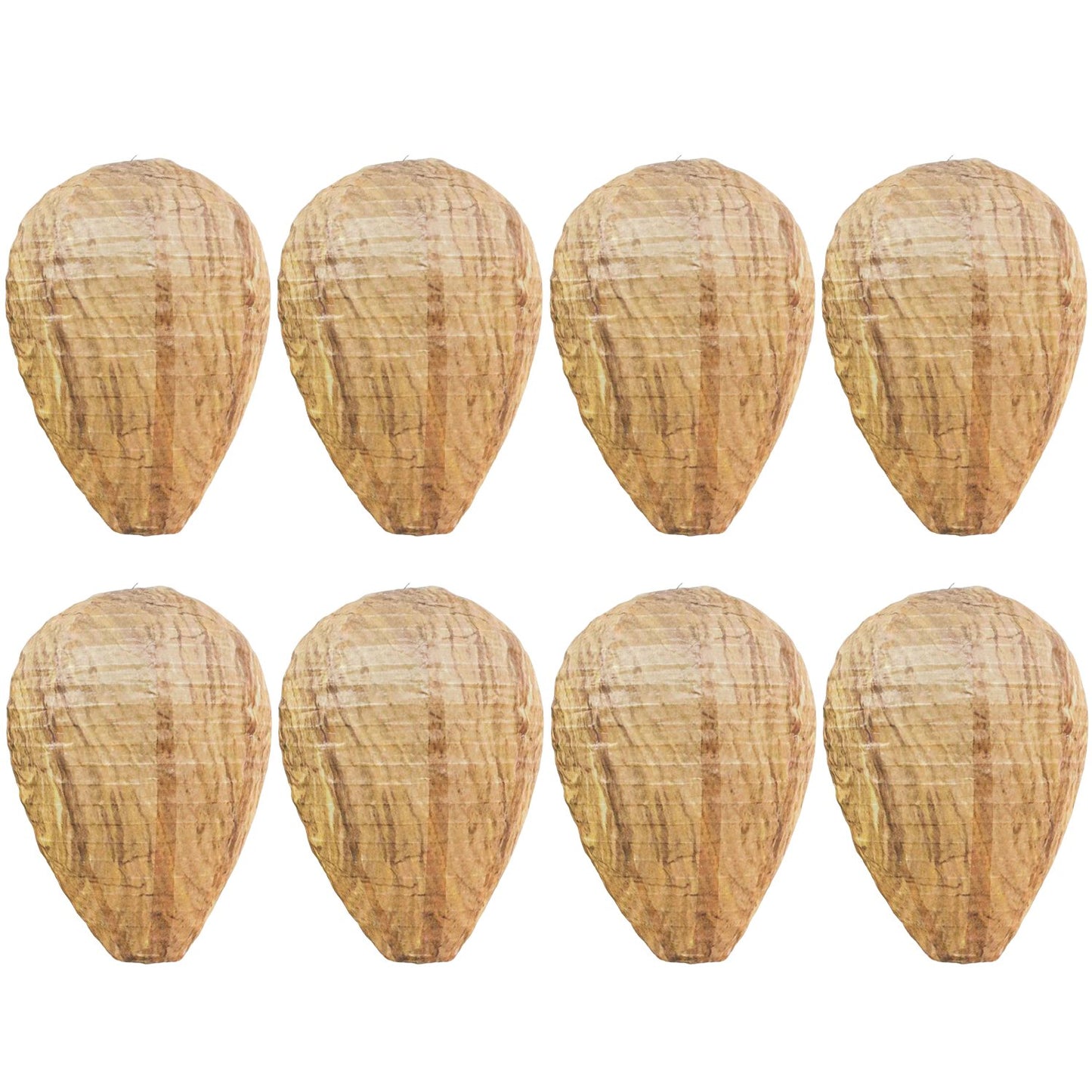 🐝Outdoor Hanging Fake Hornet Nest, Natural Wasp Repellent (8.6*11 inch)👍
