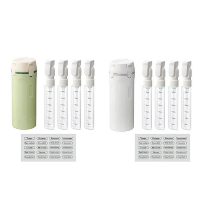 4-in-1 Leakproof Rotatable Travel Dispenser Set